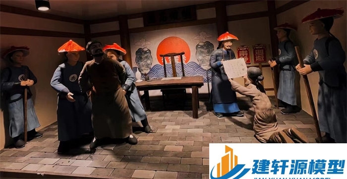 东湖陈规除恶绅微缩场景